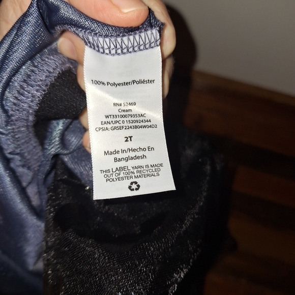 Heart Bat Girl Skirt Halloween Size 2T - Picture 5 of 6